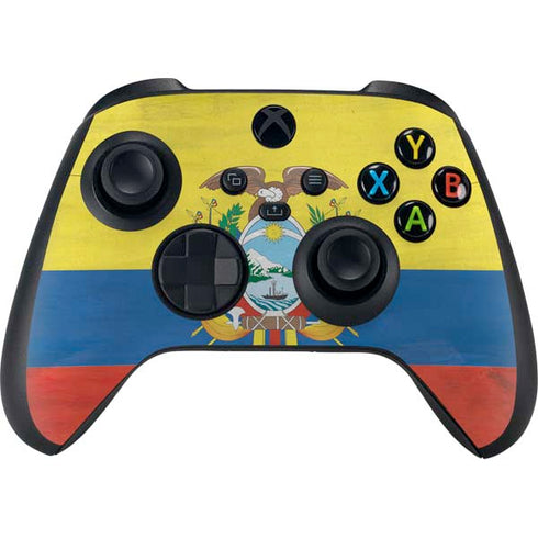 Ecuador Flag Distressed Xbox Series X Bundle Skin